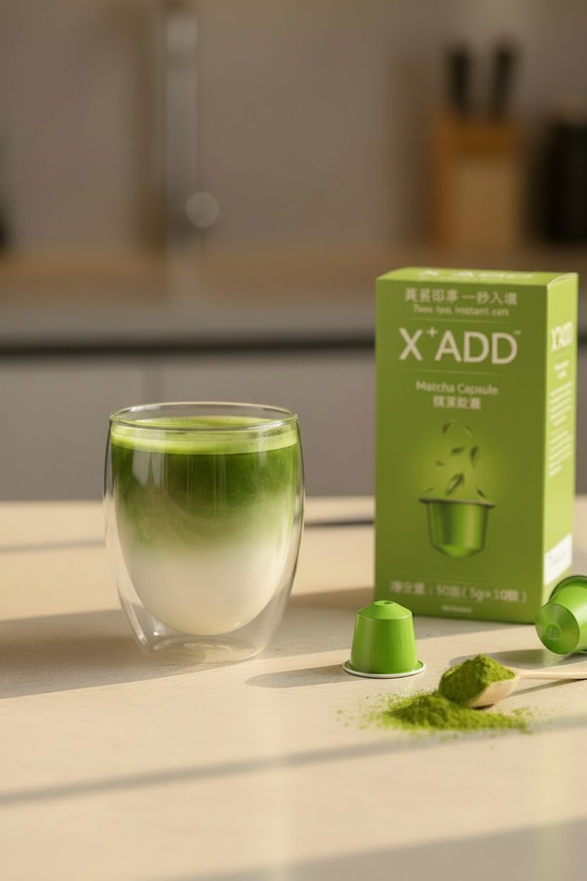 抹茶牛奶（超自然拉长渐变）
