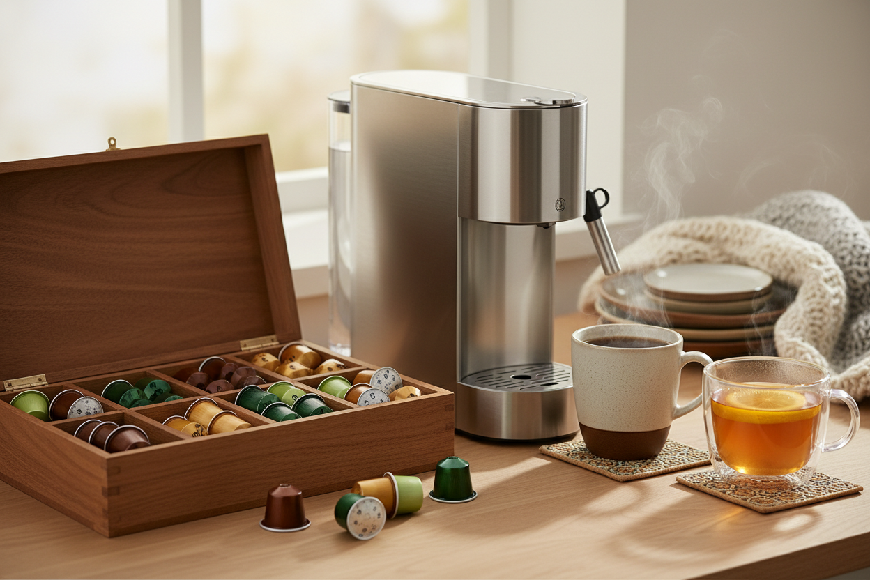 咖啡胶囊茶胶囊生活场景