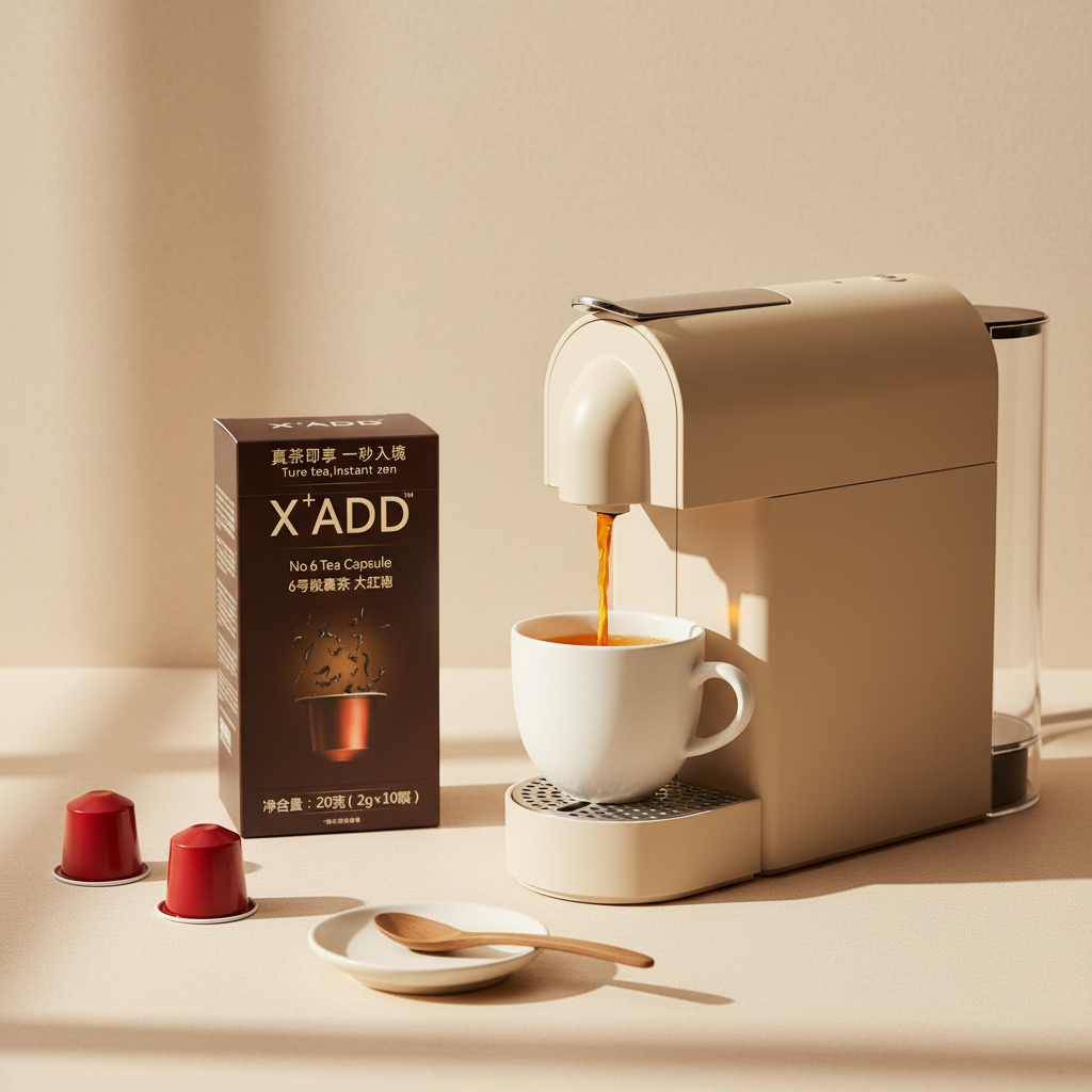 X+ADD 大红袍胶囊茶 萃取场景