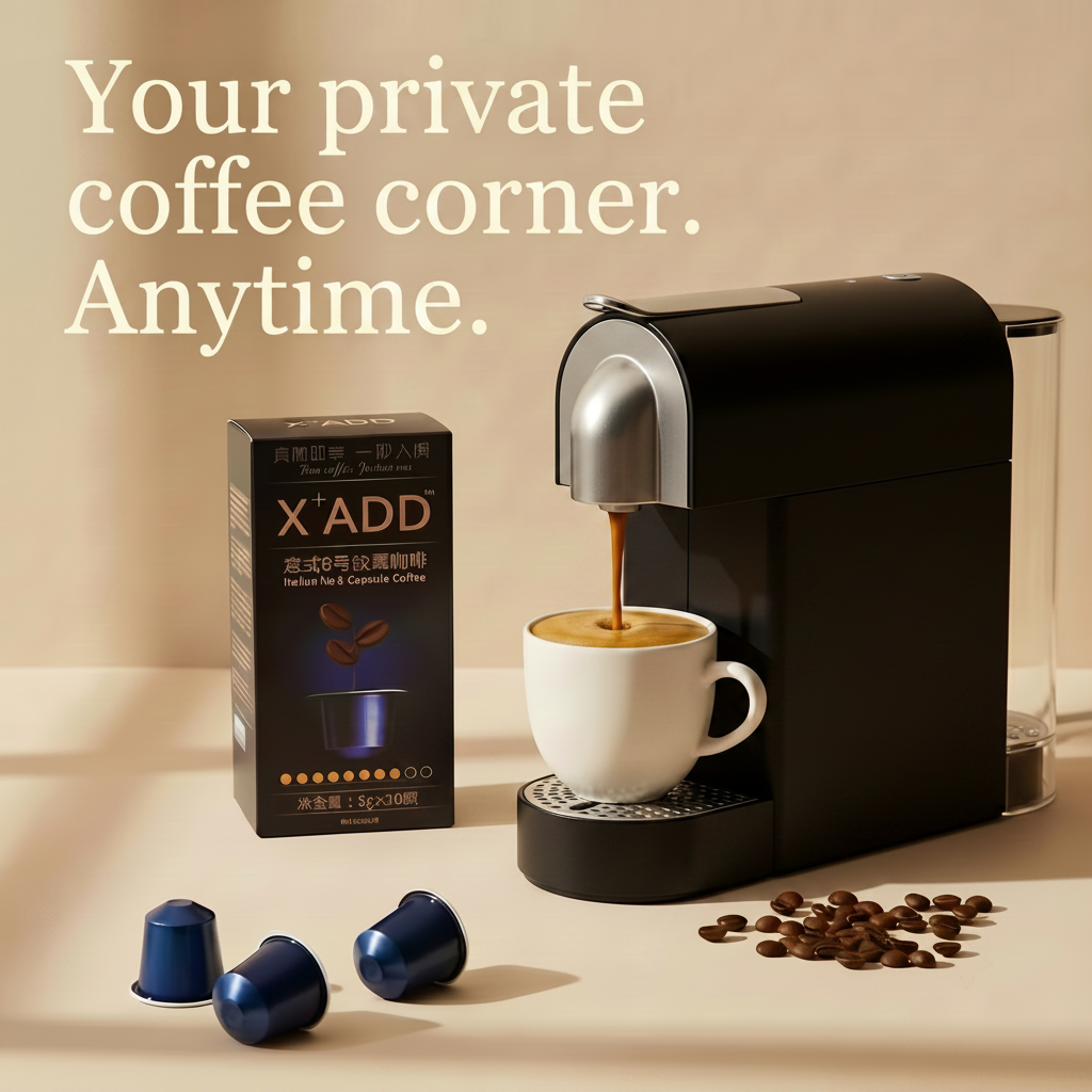 Your private coffee corner - new machine style